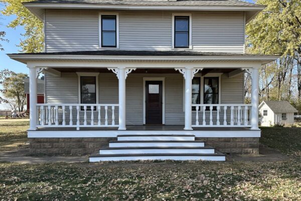 120 year old porch restoration after