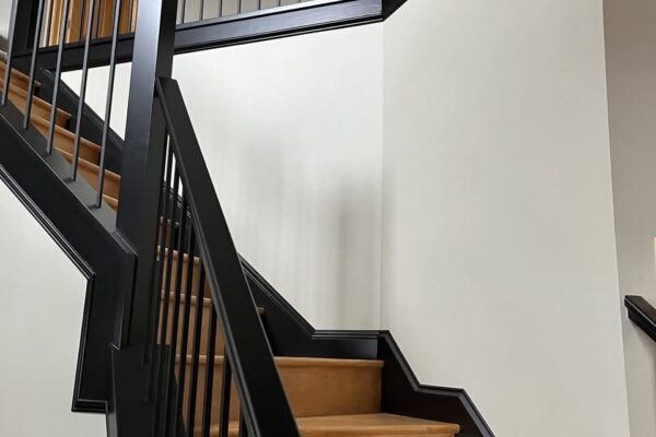 remodeled staircase after